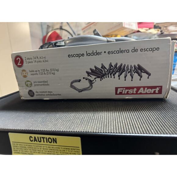 First Alert 14 ft Two Story Emergency Escape Ladder - Open Box, Damaged - Picture 3 of 9